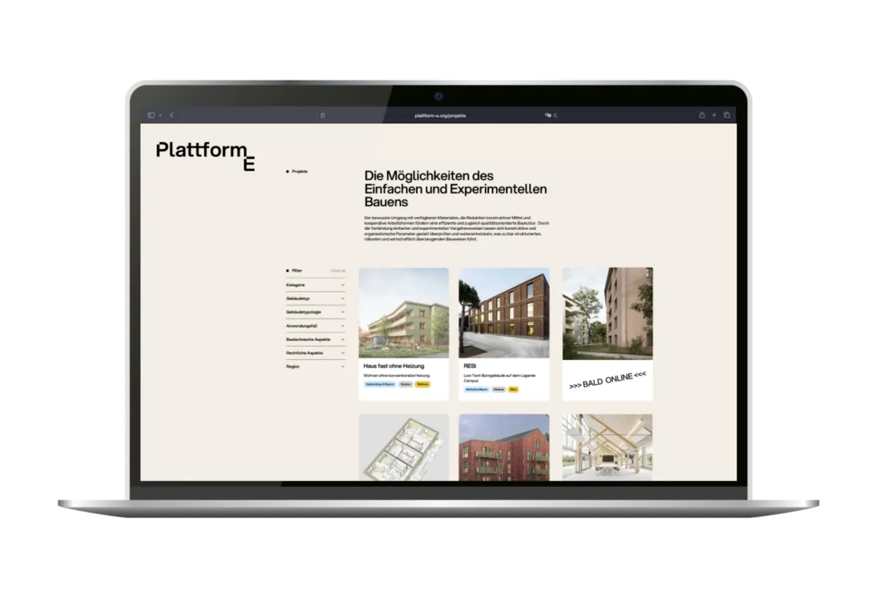 Aktuelle Projektübersicht Plattform-E
