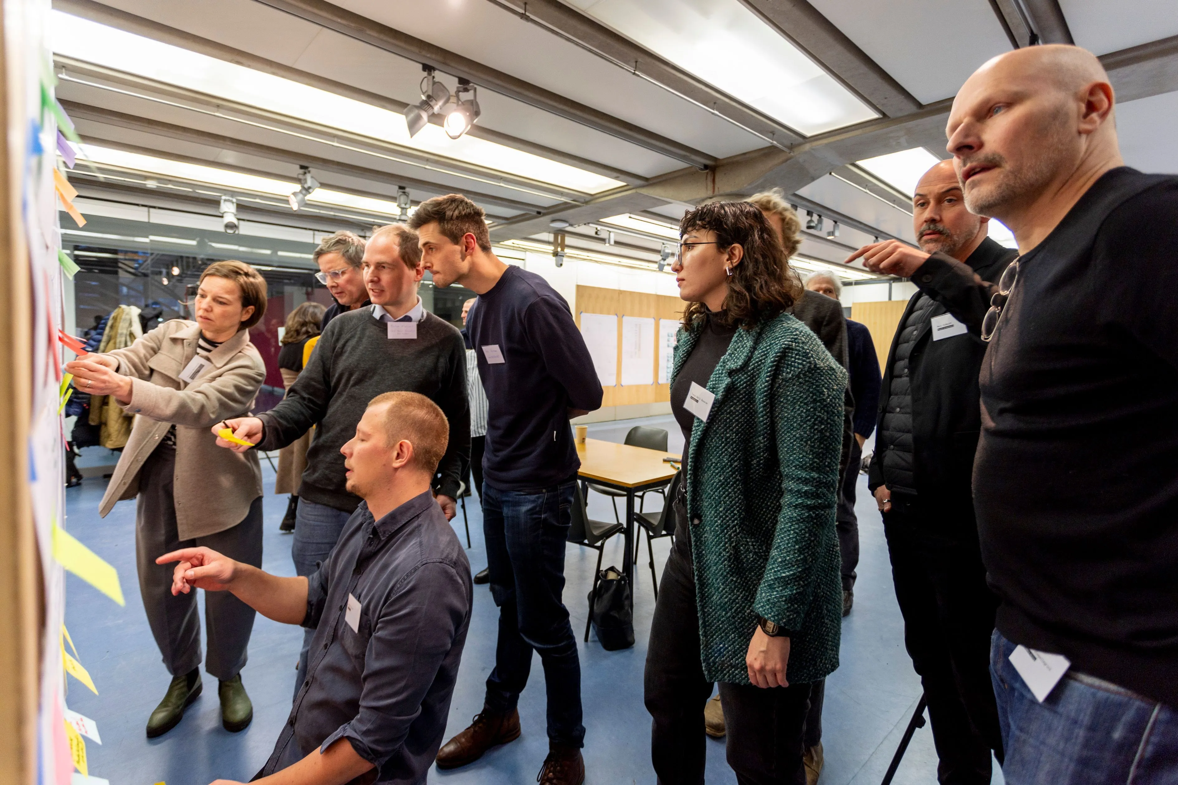 Workshop participants brainstorming ideas